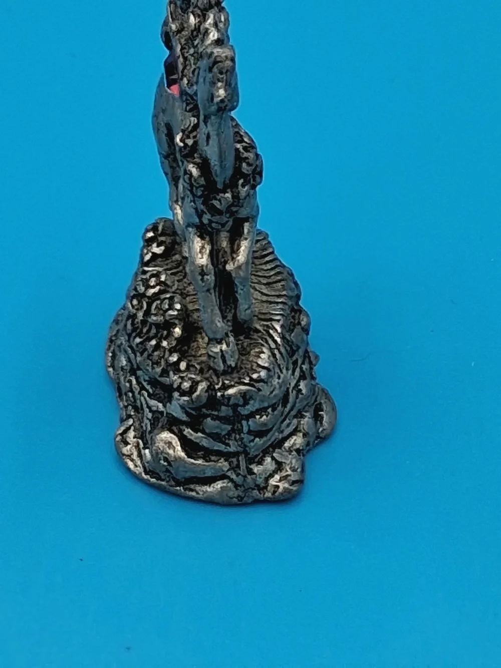 Comstock CCI Pewter Princess Mane Fairy Unicorn Jewel Miniature Figurine Agate